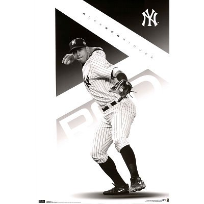 New York Yankees (Alex Rodriguez, A-Rod) Sports Poster Print - 22x34 Sports Poster Print, 22x34