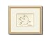 ピカソが平和への願いを込めて描いた作品　■ピカソ 絵画額　「平和」