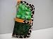 Green Bubbles Clip On Soft Eyeglass Case With Pockets