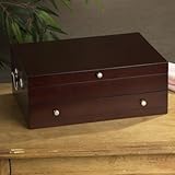 Wallace Dark Walnut Single Drawer Chest, 14.7 Inches