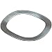 Wave Washers, High Carbon Steel, 3 Waves, Inch, 0.78" ID, 1.004" OD, 0.0105" Thick, 0.035" Compressed Height, 7lbs Load, (Pack of 10)