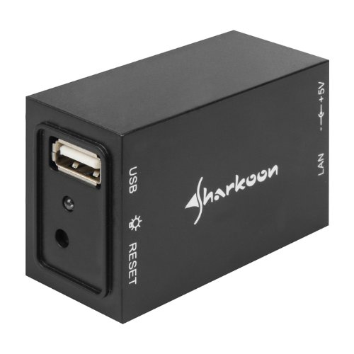 Sharkoon USB-Netzwerkadapter (LAN-Port, 100 Giga, USB 2.0)
