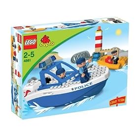 Lego Duplo 4861 Police Boat by Duplo