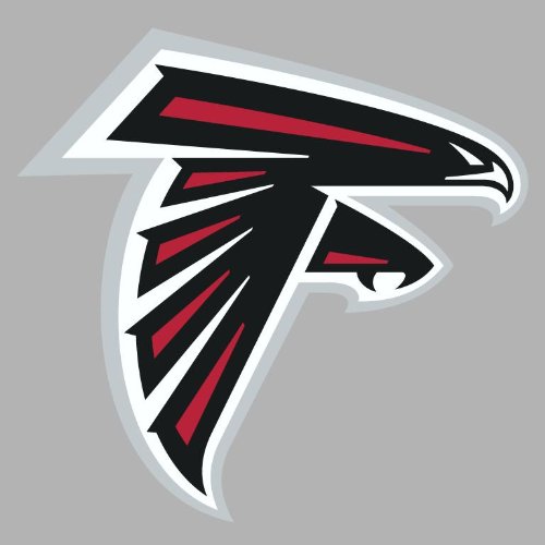 Atlanta Falcons Auto Car Bumper Decal Sticker 7.5 X 7.25