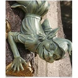 medieval elf statue gothic woodsprite scultpure pixie