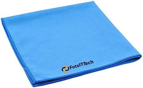 Foto&Tech Premium Quality Tempered precision optical glass Screen Protector for Canon 750D LCD with Scratch Proof 9H Hardness, High Definition, Ultra Clear, 100% TOUCHSCREEN SENSITIVITY, Slim, Rounded Edges, Anti Smudges, Shatterproof, Easy to Install + Foto&Tech Microfiber Cleaning Cloth