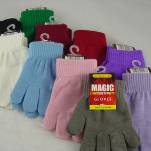 Magic Stretch Gloves for Children 7-16 Years