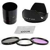Essential Accesory Kit for NIKON COOLPIX P100, includes: 67MM 3 Pcs Filter Kit (UV Filter, CPL Filter, FLD Filter) + Carry Case + Lens Hood + Lens Adapter Tube + 1 Premium Microfiber Lens Cleaning Cloth