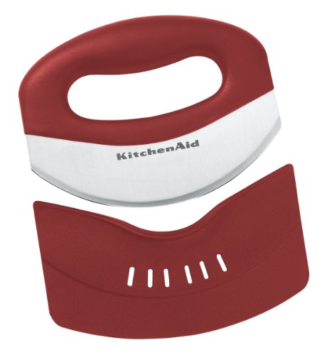 KitchenAid Cook's Series Mezzaluna and Sheath, Red