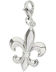 Rembrandt Charms Fleur de lis Charm with Lobster Clasp