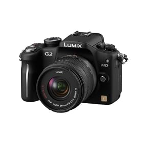 Panasonic Lumix DMC-G2 12.1MP Compact System Camera Kit - Black with 14-42mm Lumix G VARIO f/3.5-5.6 ASPH MEGA OIS Lens
