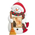 Snowman LCD Ornament - 1.8"