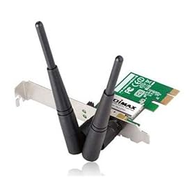 Edimax EW-7612PIN 300Mbps Wireless 802.11b/g/n PCI-E Adapter with 3dBi High-Gain Detachable Antennas