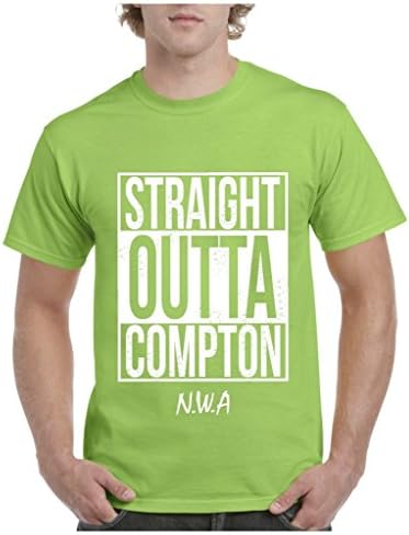 Artmazing A+ NWA Straight Outta Compton N.W.A. NWA Mens T-shirt Tee X-Large Green