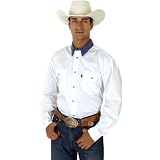 RoperŪ Long Sleeve Western Shirt with Contrasting Collar Tall by Roper