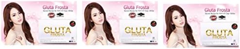 Beauty Set : 3 Units of Gluta Frosta Secret Recipe for Natural Clear White L-glutathione - Dietary supplement Product [Free Facial Hair Epicare Spring A1Remover]