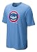 Chicago Cubs Light Blue Dugout Logo Vintage Tri-Blend T-Shirt by Nike