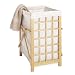 Whitmor Lattice Wood Laundry Hamper