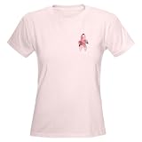 Breast Cancer Ribbon Roses Women's Pink T-Shirt Sports Women's Light T-Shirt by CafePress