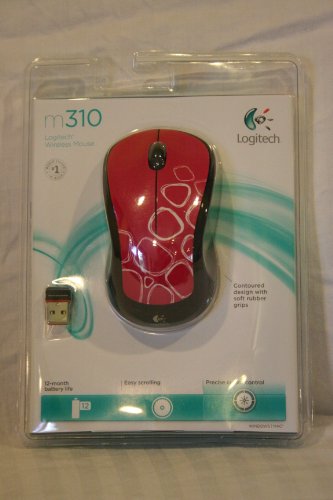 Logitech M310 Wireless Mouse Pink Boulder