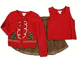 Little Girl's Charter Club 3 Piece Garment - Cardigan, Sleeveless Sweater with Skirt