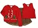 Sweater Skirts - Little Girl's Charter Club 3 Piece Garment - Cardigan, Sleeveless Sweater with Skirt Crimson 7