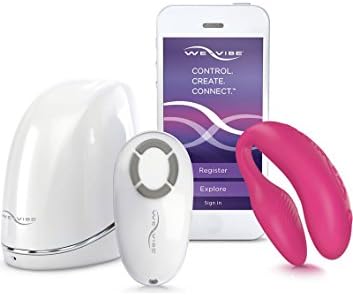 We Vibe 4 Plus Pink - Most Advanced Couples Massager Bundle with 2 Facial Masks and 1 Pack Facial Blotting Tissue