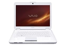 Sony VAIO VGN-CS215J/W 14.1-Inch Laptop (2.0 GHz Intel Core 2 Duo T6400 Processor, 4 GB RAM, 250 GB Hard Drive, Vista Premium) White