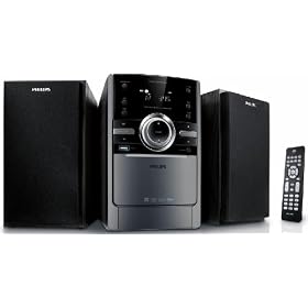 Philips - MCM166 - Cha�ne micro CD - Lecture mp3 / WMA - USB Direct - Tuner num�rique - 2 x 5 W RMS