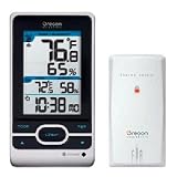 Oregon Scientific RMR203HGA Indoor/Outdoor Temperature & Humidity Station with Atomic Clock