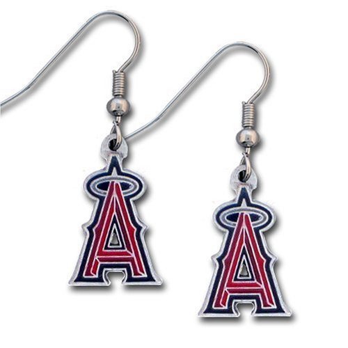 Los Angeles Angels Dangle Earrings - MLB Baseball Fan Shop Sports Team Merchandise