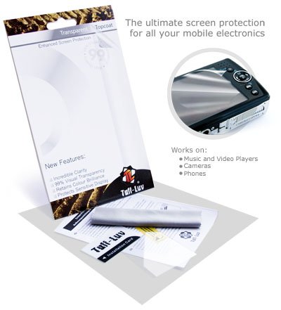 Childrens Toyshop   : i-nique Enhanced TopCoat Screen Protector kit (Archos 504)