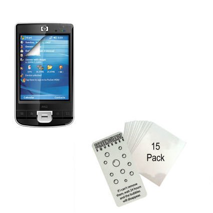 Clear Anti-glare Screen Protector for the HP iPaq 211 - Gomadic Brand