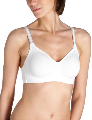 Huber Damen BH (Ohne B&uuml;gel) 5886 / Bra Selection Soft B-Cup, Gr. 80B, Wei&szlig; (WEISS 0500) Preisvergleich