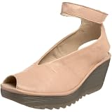 FLY London Womens Yaya Peep-Toe Pump