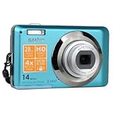 Blue Sanyo VPC-X1400 14mp Digital Camera with Wide Angle 4x Optical Zoom