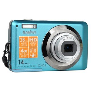 Blue Sanyo Camera