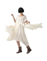 Short Sleeves Summer Cotton  Dress