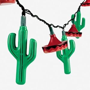 Fiesta Sombrero & Cactus Party Light Set