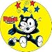 Search : Felix the Cat Beat Up Button B-FTC-0002