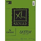Pro-Art 9-Inch by 12-Inch Canson Recycled Sketch Pad, 100-Sheet