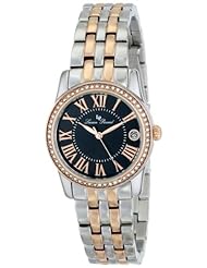 Lucien Piccard Womens LP-12145-SR-11 Landes Analog Display Japanese Quartz Two Tone Watch