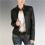Cruzer Women's Cowhide Motorcycle Leather Jacket - Misses & Petite