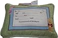 Winnie the Pooh Embroidered Keepsake Pillow - Sunny Day