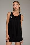Galliano Black Chiffon Dress