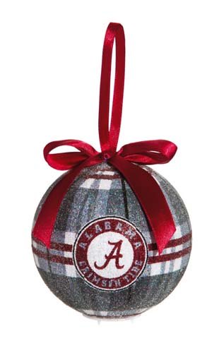 100mm LED Ball Ornament, University of Alabama