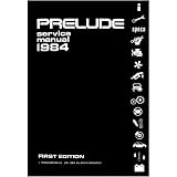 1984 HONDA PRELUDE Shop Service Repair Manual Book by Honda