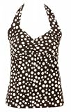 Hits the Spot Plus Size Sweetheart Halter Tankini Top - Women