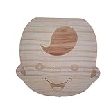 WeiMiSi 歯ケース 乳歯入れ 乳歯ボックス 出産祝い 木製 ボーイ