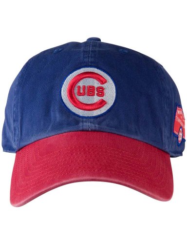 MLB Chicago Cubs Chronicle Franchise Fitted Baseball Hat (Small, Royal)